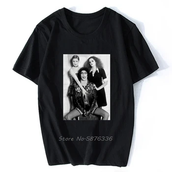 Rocky Horror Picture Show Frank-n-verdere Crature van De Nacht Glam Goth Gotische Riff Raff jaren 70 Retro Vintage T-Shirt Mannen t-shirt