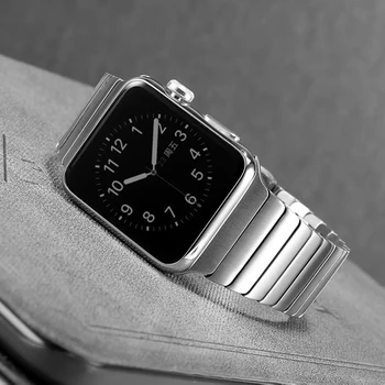 Roestvrij Staal strap voor Apple de band van het Horloge 44mm 40mm 45mm 41mm 49mm 42mm 38mm Metalen Armband iWatch series 7 se 6 3 4 5 Ultra 8