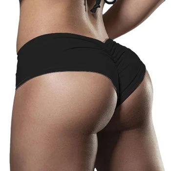 S-XL Sport Badmode Onderkant Midden Laag uitgesneden V-Vorm Braziliaanse Apart Badpak Vrouwen Nieuwe Sexy Vrouwelijke Bikini ' s Shorts badpak