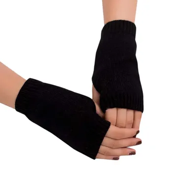 Sagace Wanten 2020 Winter Vingerloze Gebreide Arm Warme Handschoenen Effen Kleur Vingerloze Zachte Handschoenen Voor Vrouwen Meisje Houd Uw Handen Warm