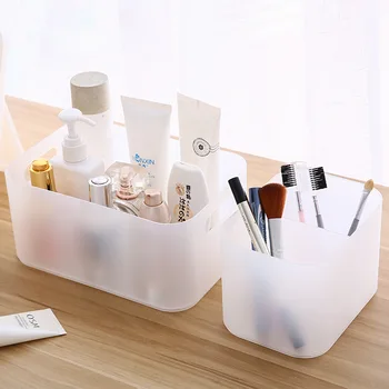 Sunddry opslag mand student desktop snack plastic opbergdoos cosmetische opbergdoos huishoudelijke keuken sorteren doos make-up doos