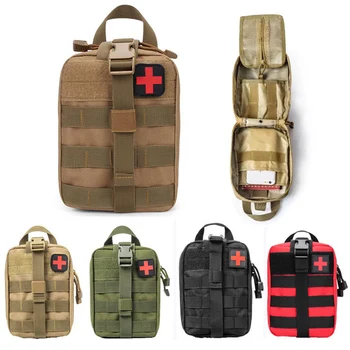 Tactische First-Aid-Kits Militaire Molle Medische Zak Leger Camping Overleven Molle EDC Zakje Tool Buiten de Jacht Nood Camo Tas