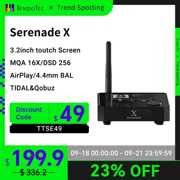TempoTec Serenade X-Bureaublad HIFI-Speler DAP USB DAC Netwerk Streamer DSD256 MQA 16X GETIJDE Qobuz SPDIF-IN Bluetooth IN op Airplay