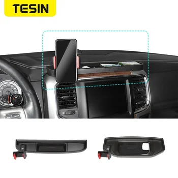 TESIN GPS-houder Voor de Dodge Ram 1500 Car Center Console Mobiele Telefoon Houder opbergdoos Voor de Dodge RAM 1500 2010-Up Accessoires