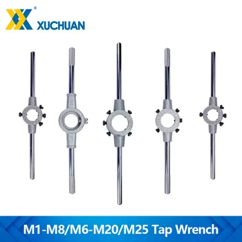 Tik Op Sleutel Verstelbare Hand Kraan Moersleutel M1-M8 M6-M20 M25 Draad Schroef Tik Boor Voor Metalen Werkstuk Wisselplaatjes