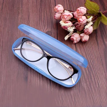 Transparante PVC-Bril Case Vrouwen Mannen Plastic Zonnebril Vak Harde Brillen Geval een leesbril Geval