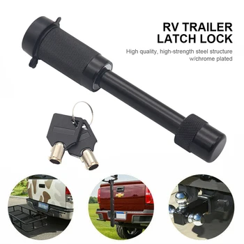 Upgrade Hitch Pin Lock Anti-verloren Universele Trailer Ontvanger Lock Anti-corrosieve Met 2 Sleutels voor de Aanhangwagen Truck Caravan