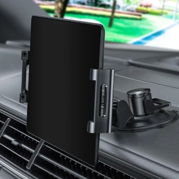 Verstelbare Auto Tablet Houder Universeel 360 Rotatie Auto Voorruit Zuignap