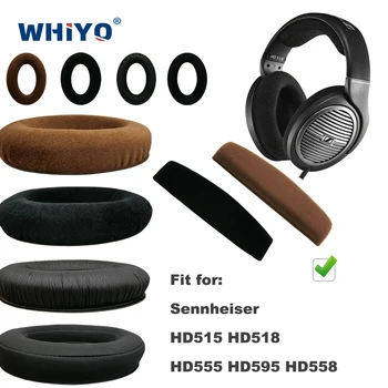 Vervangende oorkussens voor Sennheiser HD515 HD518 HD555 HD595 HD558 Headset Delen Lederen Oorwarmer Oortelefoon Hoes