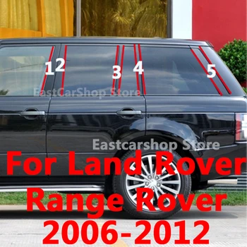 Voor de Land Rover Range Rover 2012 2011 2010 Auto Glossy Black Deur, Centraal Venster Middelste Kolom PC B C Pijler Accessoires 2006-2009