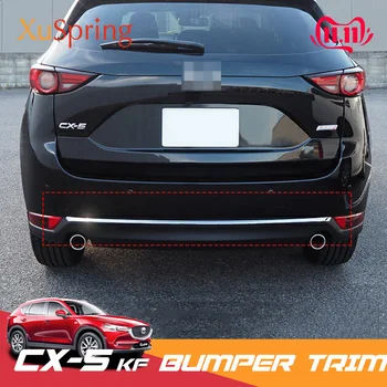 Voor de Mazda CX-5 CX5 2020 2019 2018 2017 KF Auto Achter Deur Stam Vak Onder Chroom Staart Bumper Strips, Stickers Cover