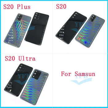 Voor De Samsung Galaxy S20 Plus Ultra G980 G986 G988 Terug Accu Dekking Van Glas Vervangende Huisvesting Deel