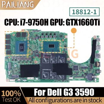 Voor Dell-G3 3590 Notebook Moederbord Laptop18812-1 0FMG64 SRF6U I7-9750H GTX1660Ti 6G Moederbord Volledig Getest