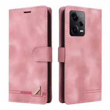 Wallet Case Voor Xiaomi Redmi Opmerking 12 Pro Mat Lederen Flip Cover Voor Redmi Opmerking 12 Pro Plus Telefoon Geval Redmi Opmerking 12 Boekenkast