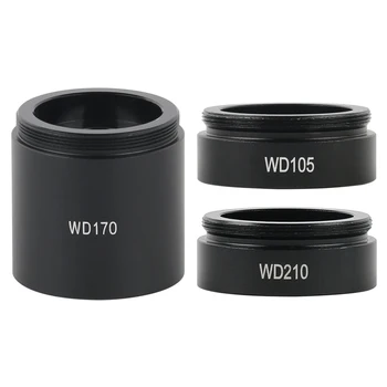 WD105 WD210 WD170 Barlow Lens 35mm Thread Mount Aux-Doelstelling Glas Lens Voor de Industrie Microscoop Camera C-Mount Lens