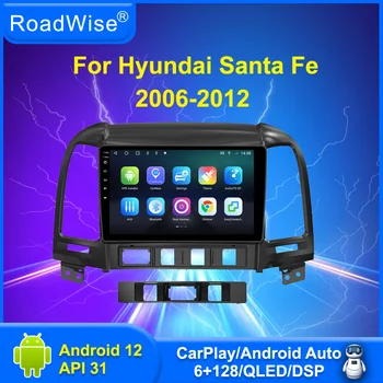 Wijzer op weg Android DSP Auto Radio Multimidia Speler Voor Hyundai Santa Fe 2 2006 2007 2008-2011 2012 GPS DVD 2 din Head Unit Carplay