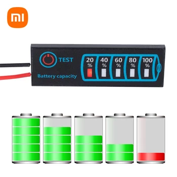Xiaomi 18650 Li-ion, Lipo Lithium-5-30V Lood-Zuur Batterij Niveau Indicator-Tester met LCD-Display-Meter-Module Capaciteit Voltage Meter