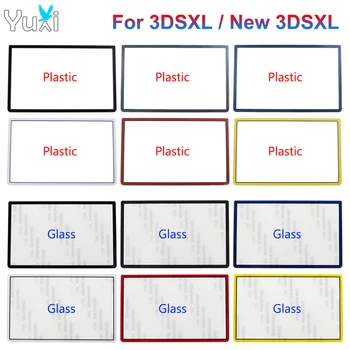 YuXi Voor 3DS XL / Nieuwe 3DS XL-LL Top-Scherm Len Plastic Glazen Deksel LCD Screen Protector Voor de Nieuwe 3DSXL 3DSLL Console
