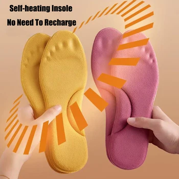 Zelf Verwarmd Warme Inlegzolen voor de Voeten Memory Foam Ondersteuning van de voetboog Inlegzolen voor Vrouwen Winter Massage sportschoenen Self-verwarming Schoen Pads