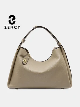 Zency 2023 Nieuwe Europese Vintage Zacht Lederen Dames Schoudertas Crossbody Bag Messenger Leer Van De Grote Capaciteit Van Handtas Dames Tas