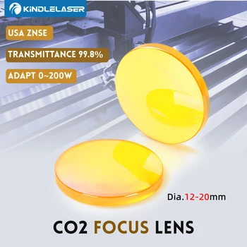 ZnSe Focus Lens USA CVD Lens Dia.12/15/18/20 FL25.4/38.1/50.8/63.5/76.2/101.6/127/160mm voor CO2 Laser Graveren snijmachine